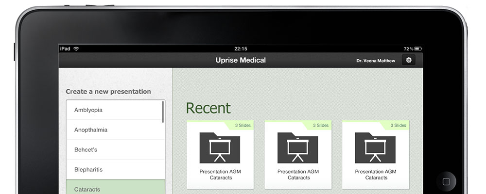 Uprise Medical Prototype iPad App