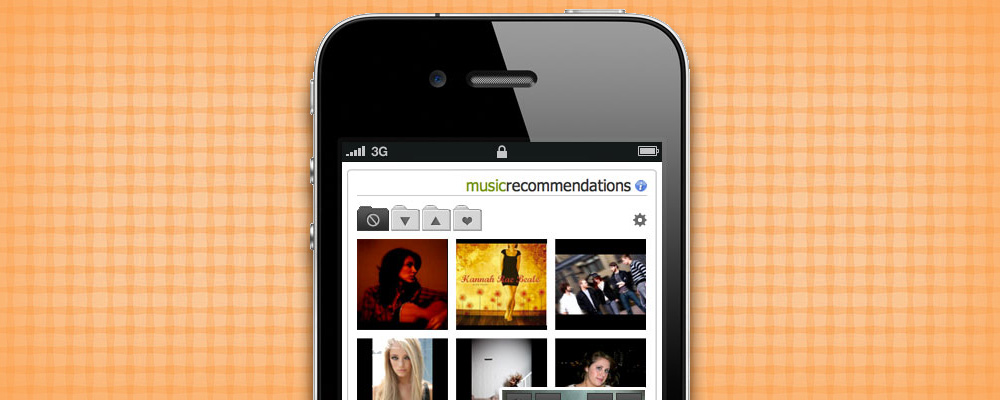 OurStage Mobile Recommendations - Voting Screen